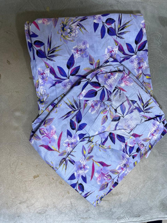 MSB Light Purple flower print - All over